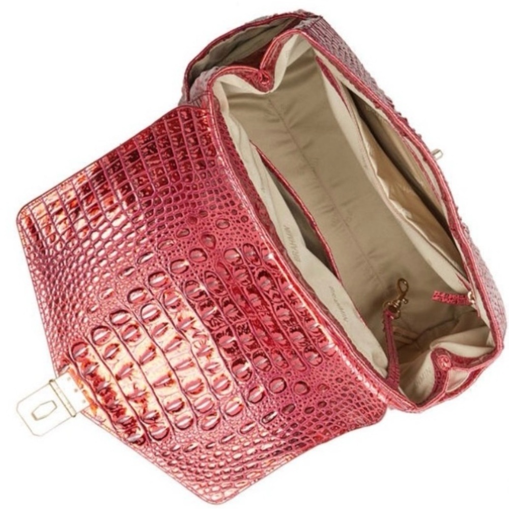 Brahmin Liz Red Dragon Melbourne Backpack and Wallet - Picture 4 of 11